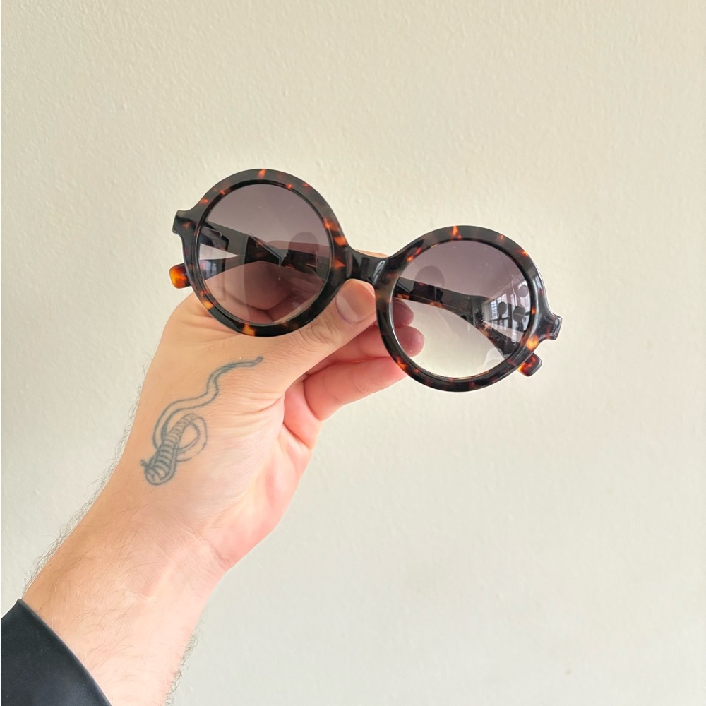 Round Derek lam 10 Crosby Tortoiseshell Sunglasses